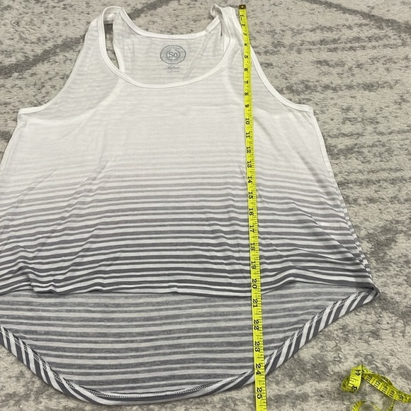 Women’s SO Striped Tank Top- Medium - Picture 6 of 6